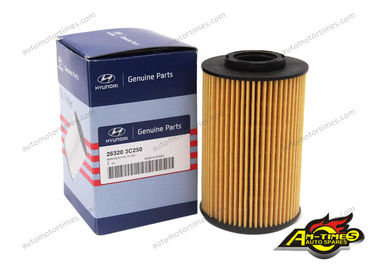 O elemento de filtro 26320-3C250 do óleo do motor de Hyundai assegura a operação do sistema de lubrificação